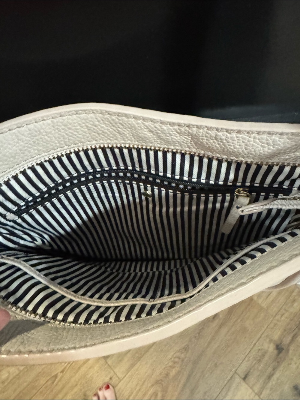 kate spade cream pebbled leather crossbody bag - Picture 3 of 8
